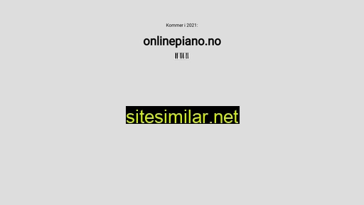 onlinepiano.no alternative sites