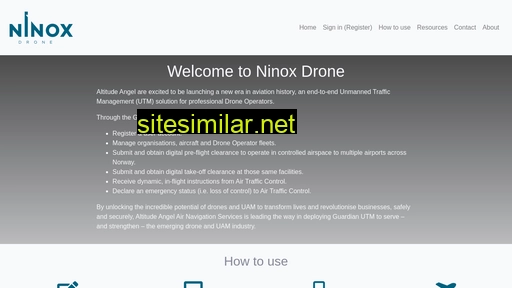 operatorportal.ninoxdrone.no alternative sites