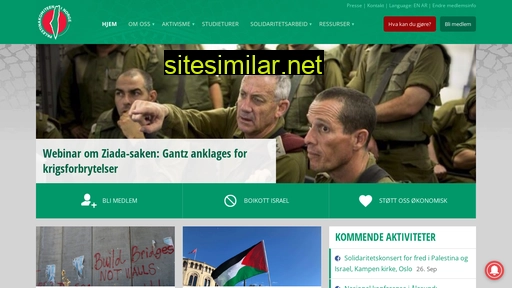 palestinakomiteen.no alternative sites
