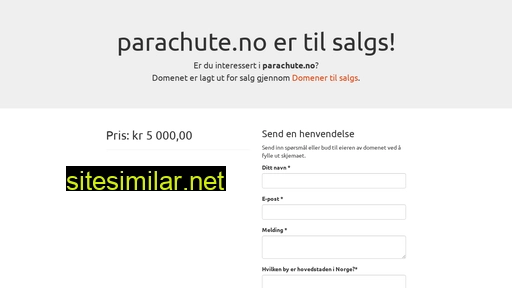 parachute.no alternative sites