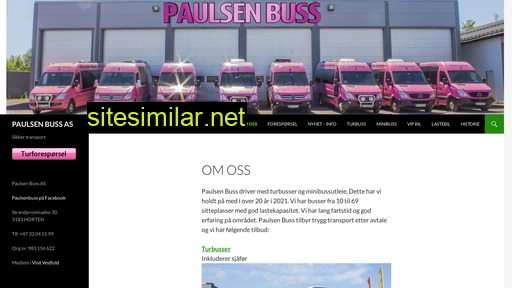 paulsenbuss.no alternative sites