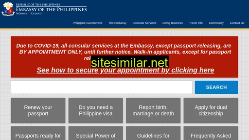 philembassy.no alternative sites