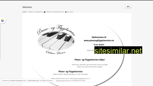 pianoogflygelservice.no alternative sites