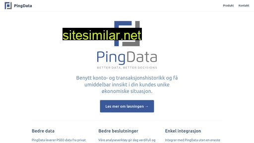 pingdata.no alternative sites