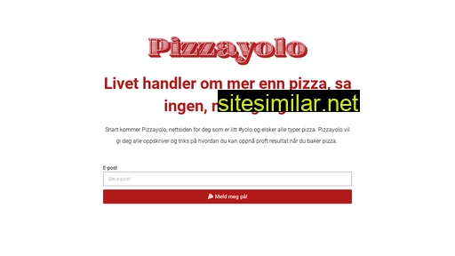Pizzayolo similar sites