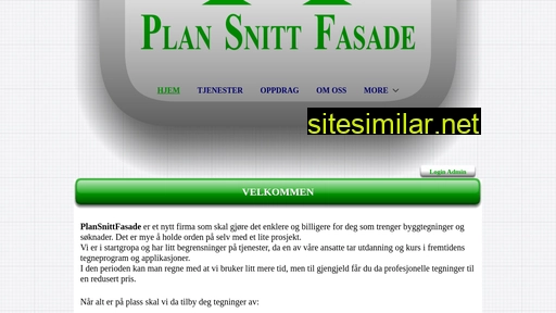 plansnittfasade.no alternative sites