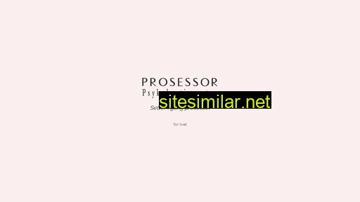 prosessor.no alternative sites
