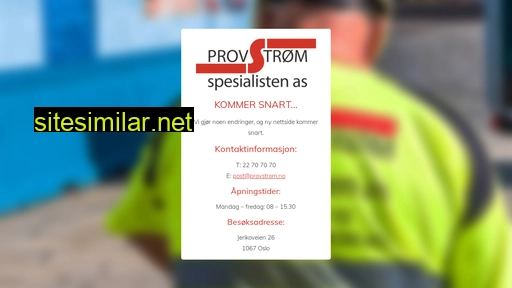 provstrom.no alternative sites