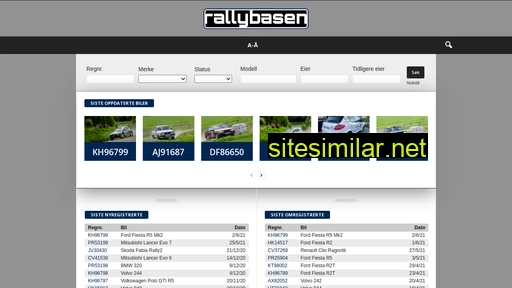 rallybasen.no alternative sites