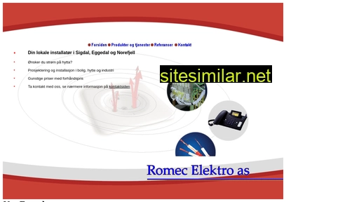 romec-elektro.no alternative sites