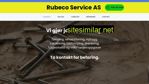 Rubecoservice similar sites
