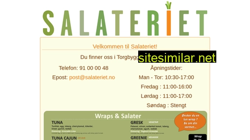 salateriet.no alternative sites