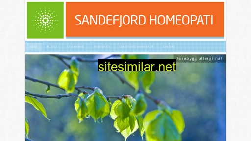 sandefjordhomeopati.no alternative sites