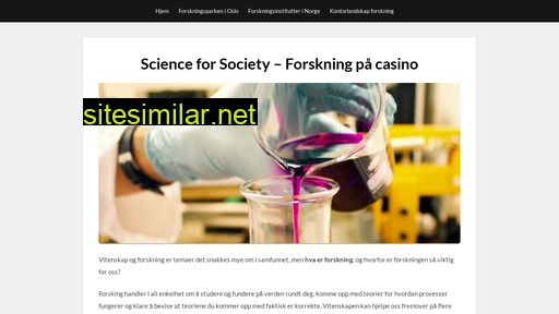 scienceforsociety.no alternative sites