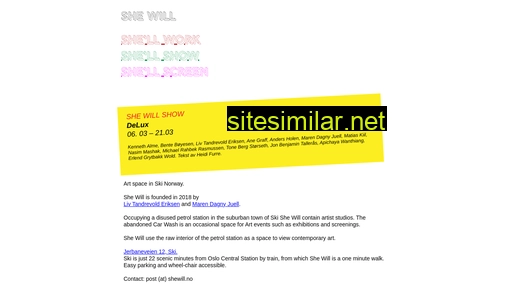 shewill.no alternative sites