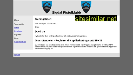 sigdalpistolklubb.no alternative sites