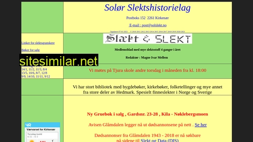 solslekt.no alternative sites