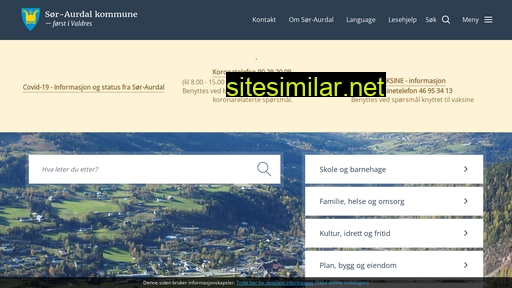 sor-aurdal.kommune.no alternative sites