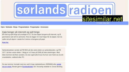 sorlandsradioen.no alternative sites