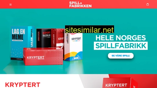 spillfabrikken.no alternative sites
