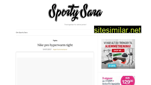 sportysara.no alternative sites