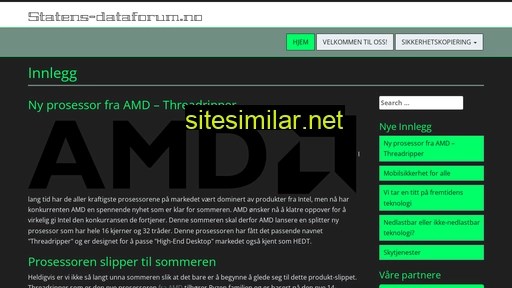 Statens-dataforum similar sites