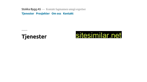 stokkabygg.no alternative sites