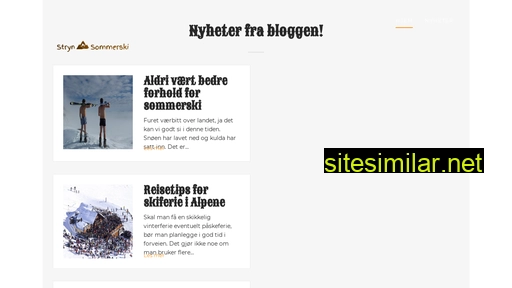 stryn-sommerski.no alternative sites