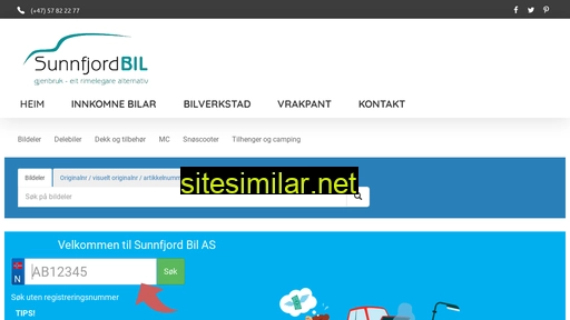 sunnfjordbil.no alternative sites