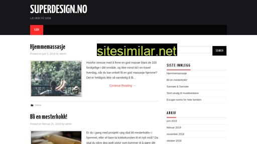 superdesign.no alternative sites