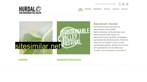 sustainablevalley.no alternative sites