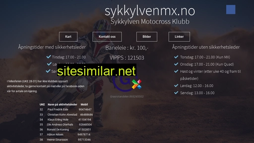 Sykkylvenmx similar sites