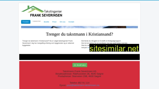 takstmann-severinsen-kristiansand.no alternative sites