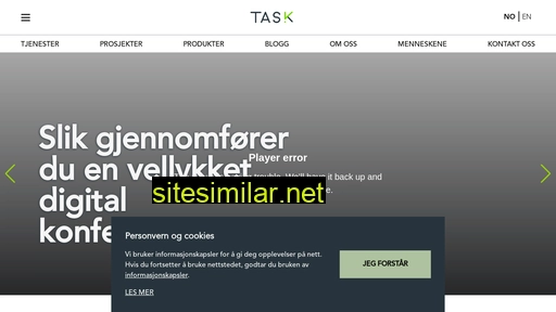 task.no alternative sites