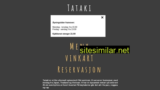 tatakirestaurant.no alternative sites