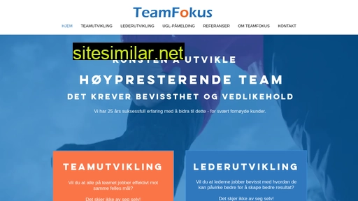 teamfokus.no alternative sites