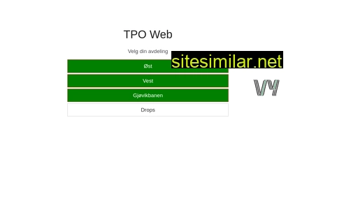 tpoweb.nsb.no alternative sites