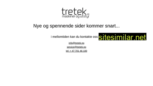 tretek.no alternative sites
