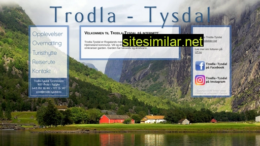 trodla-tysdal.no alternative sites
