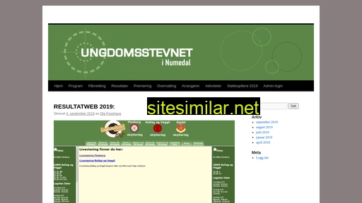 ungdomsstevne.no alternative sites