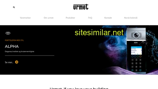 urmet.no alternative sites