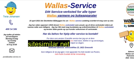 wallas-service.no alternative sites
