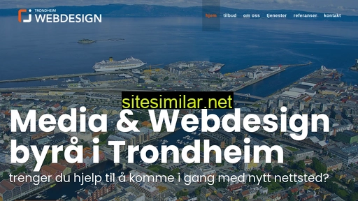 Webdesigntrondheim similar sites
