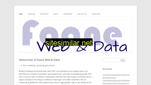 webogdata.no alternative sites