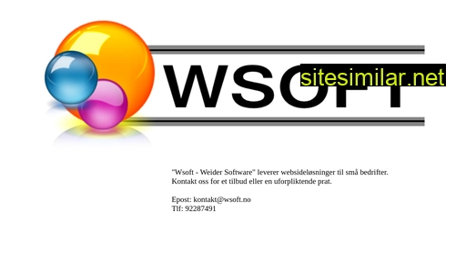 wsoft.no alternative sites