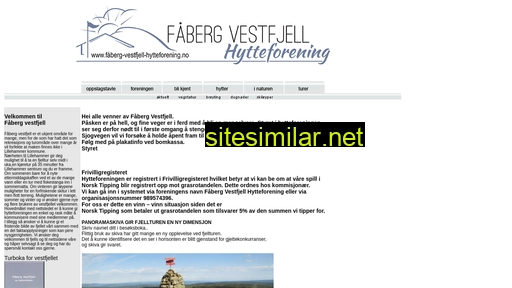 Fåberg-vestfjell-hytteforening similar sites