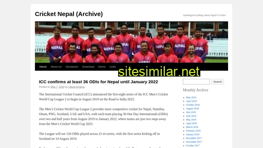 cricket.com.np alternative sites