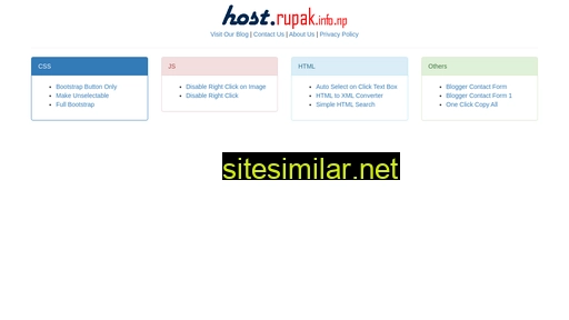 host.rupak.info.np alternative sites