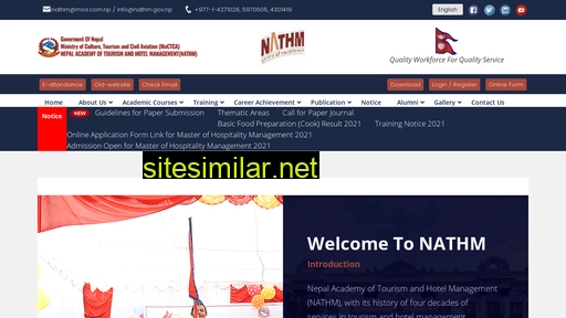 nathm.gov.np alternative sites
