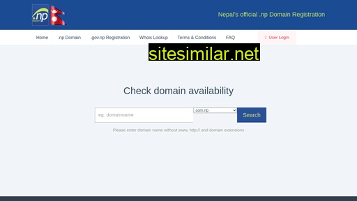 register.com.np alternative sites